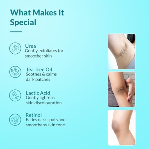 Fixderma Nigrifix Cream for Acanthosis Nigricans - Lactic Acid & Retinol Cream for Dark Body Parts - 50g