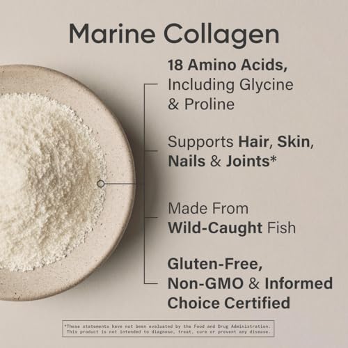 Sports Research Marine Collagen Peptides Powder - Sustainably Sourced, 12 oz