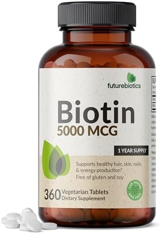 Futurebiotics, Biotin , 5,000 mcg, 360 Vegetarian Tablets