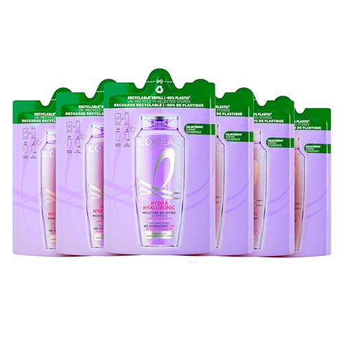 Elvive Hydra Hyaluronic Paraben-Free Shampoo, Dandruff Relief for Dry, Dehydrated Hair, 300 ml