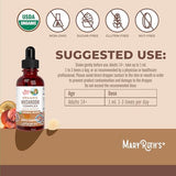 MaryRuth Organics USDA Mushroom Complex Drops - Immune & Cognitive Support | Vegan, Alcohol-Free | 1 oz (30 Servings)