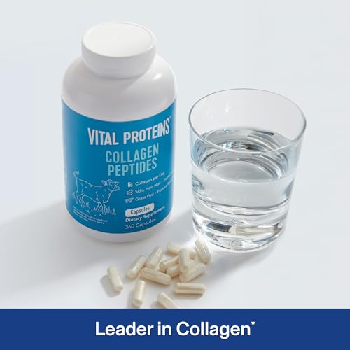 Vital Proteins Collagen Peptides - 550mg, 360 Capsules (Daily Wellness Support)