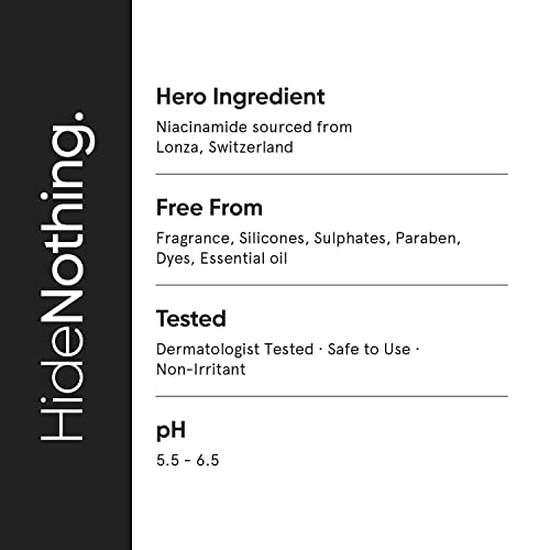 5% Niacinamide Serum for Face – Hydrates & Repairs with B3 & Hyaluronic Acid – 30ml