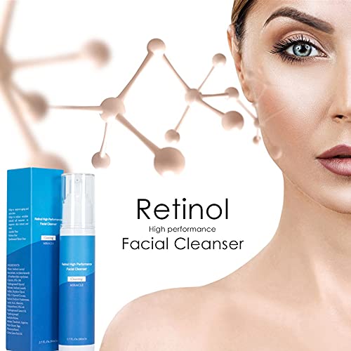 Retinol & Amino Acid Facial Cleansing Gel - Deep Pore Cleansing & Oil Control