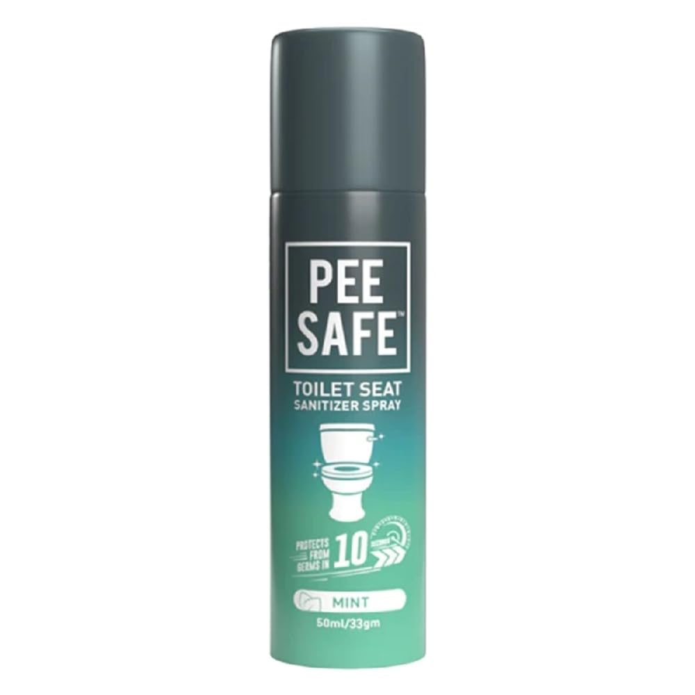 Pee Safe Mint Toilet Seat Sanitizer Spray - Fresh 75ml Hygiene Essential