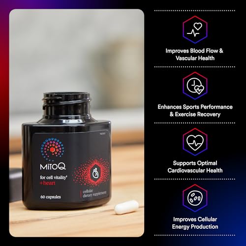 MitoQ Heart - Powerful Antioxidant Support for Heart and Cellular Health