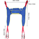 Durable Bariatric Toileting Sling - Commode Hoist Compatible