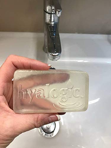 Hyalogic Hydrating HA Face & Body Cleansing Bar Soap (2-Pack) - Fragrance-Free, Vegan