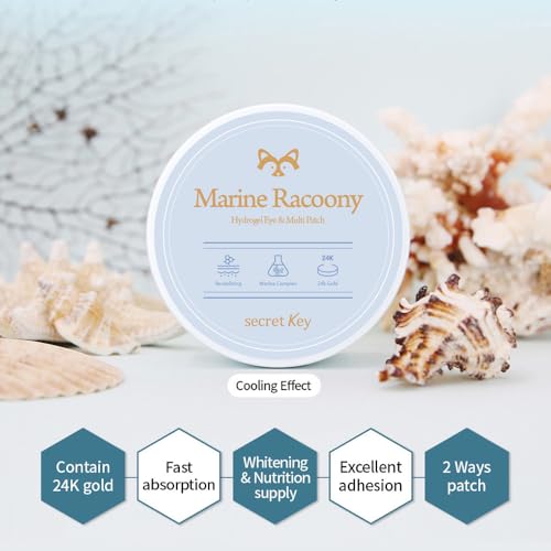 Secret Key Marine Racoony Hydro Gel Eye & Multi Patches - 60 Sheets