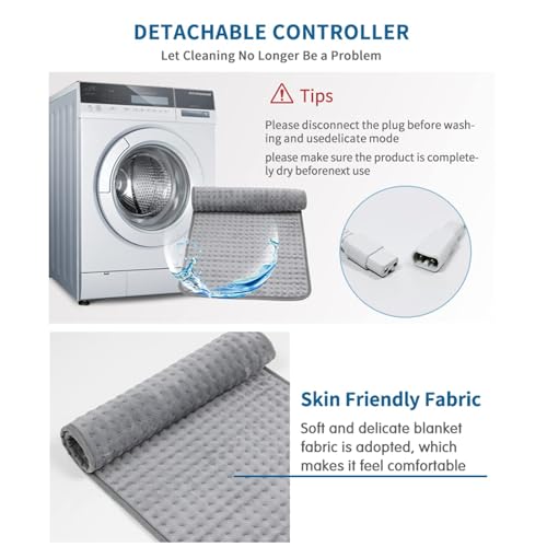 Prosight Electric Fast Heating Pad - Back Pain & Cramps Relief (12x24in)