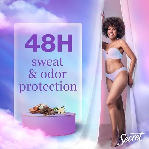 Women's 48 Hour Antiperspirant Deodorant - Long Lasting Sweat and Odor Protection, Gentle Formula, Brown Sugar Scent, 4.1 oz Pack of 3