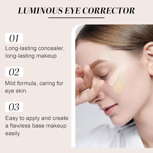 Full Coverage BB Cream & Color Correcting Concealer - Waterproof, Sweat-Proof, Lightweight - Fair to Light Skin