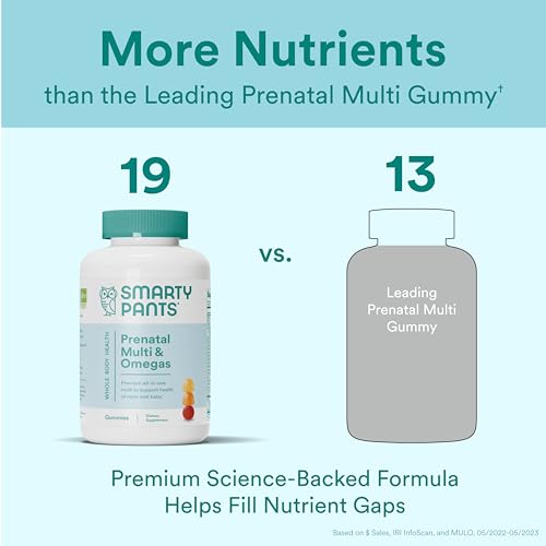 SmartyPants Prenatal Formula Daily Gummy Multivitamin - 120 Count