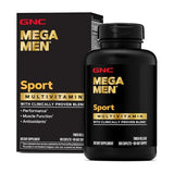 GNC Mega Men Sport Multivitamin - 180 Tablets for Performance & Muscle Function