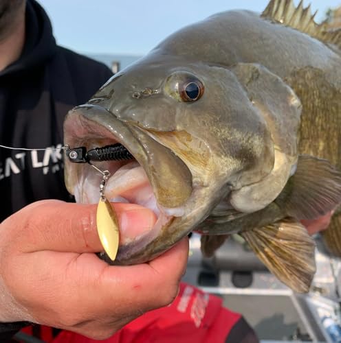 Great Lakes Finesse Sneaky Underspin Jig Head – Versatile Underspin Fishing Jig for Bass & Walleye
