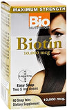 Bio Nutrition Biotin 10,000mcg - Supports Hair, Skin & Nail Health