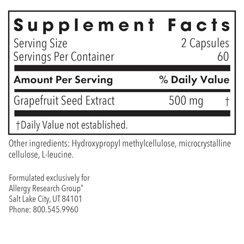 Allergy Research Group ParaMicrocidin 250 mg, 120 Capsules | Microbial & GI Support