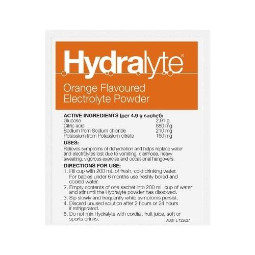 Hydralyte Powder Orange - Hydration Electrolyte Supplement