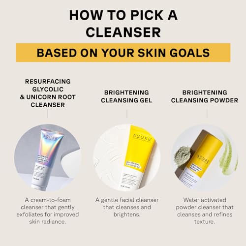 ACURE Brightening Cleansing Gel - Paraben & Sulfate-Free