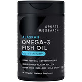 Sports Research Triple Strength Omega-3 1250mg Softgels - IFOS 5 Star Certified