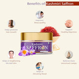 Herbal Max Premium Kashmiri Mongra Saffron - A+++ Grade Pure Kesar for Cooking, Beauty & Wellness, 0.5g