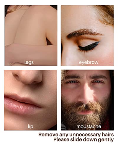 MAKINGTEC Eyebrow Razor for Women & Men | 15 Pcs Dermaplane for Face, Foldable Razors for Peach Fuzz Removal