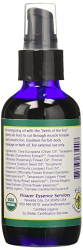 Dandelion Dynamo Flower Essence Pump - Revitalizing Energy & Liver Support, 4 oz