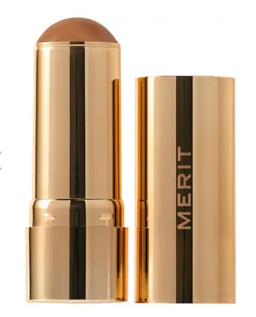 Generic Merit Bronze Balm Sheer Sculpting Bronzer - Clay Light Skin | Natural, Buildable Bronzer for Effortless Contouring, 0.44 Fl Oz