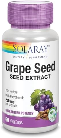 Solaray Grape Seed Extract With Bioflavonoids 60 Vegcaps