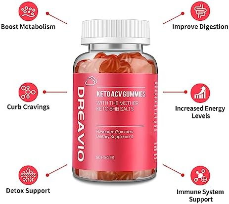 Keto ACV Gummies Advanced Weight Loss- Sugar Free 1000mg Apple Cider Vinegar Gummies for Women & Men, Vegan Keto Apple Cider Vinegar Supplement for Adult
