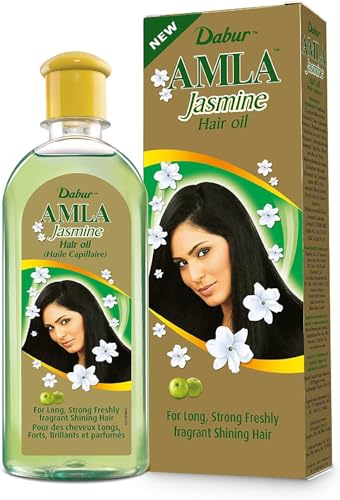 Dabur Amla Jasmine Hair Oil 100ml - Natural Care for Long, Strong Dark Hair