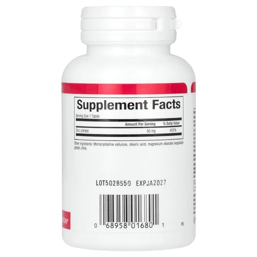 Natural Factors Zinc Citrate - 50mg | 90 Tablets for Immune Support