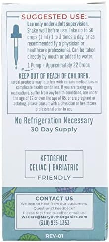 MaryRuth Organics Kids Focus Attention Support Drops