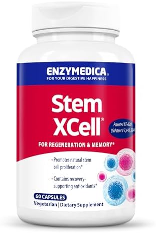Enzymedica Stem XCell: Advanced Cellular Support (60 Capsules)