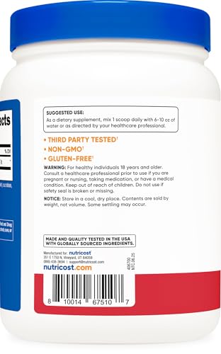 Nutricost L-Citrulline Malate 2:1 Powder - Strawberry Kiwi, 600g