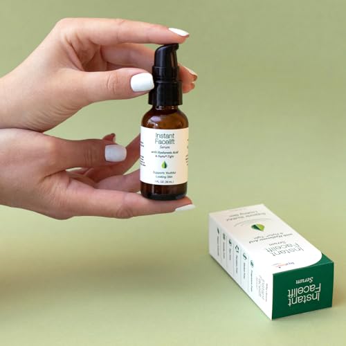 Hyalogic Instant Facelift Serum with HA & Pepha Tight - Lifts, Firms & Tightens Skin - 1 Oz