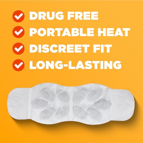 ThermaCare Portable Heating Pad - Multi-Purpose Muscle Therapy Heat Wraps, 8 Count for Targeted Pain Relief