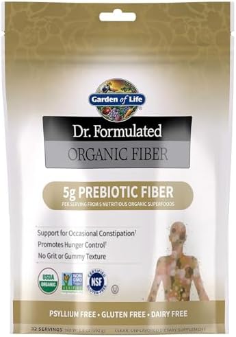 Garden of Life Organic Fiber Powder: Unflavored - Digestive Health Support