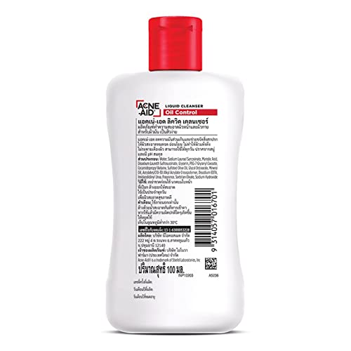 Acne-Aid Liquid Cleanser for Pimples - 100ml Targeted Treatment for Clear Skin