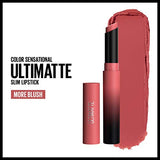 Maybelline Color Sensational Ultimatte Matte Lipstick - Non-Drying, Intense Color Pigment, More Blush, Rose Pink, 1 Count
