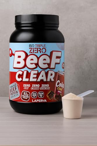 Laperva Iso Triple Zero Beef Clear Protein Powder Cola Citrus 2 LB - Hydrolyzed Protein