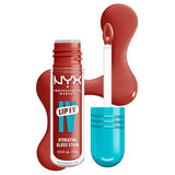 NYX Professional Makeup Lip IV Hydrating Gloss Stain - Up to 12HR Hydration | High Pigment Wet Shine Finish | Burst That Tang!
