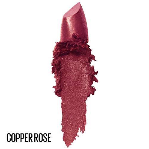 Maybelline Color Sensational Lipstick - Matte Finish, Hydrating Lip Color, Copper Rose, 0.15 oz