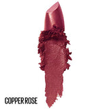 Maybelline Color Sensational Lipstick - Matte Finish, Hydrating Lip Color, Copper Rose, 0.15 oz