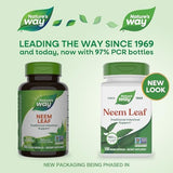 Nature's Way Herbal Neem Leaf, Traditional Intestinal Support*, Used in Ayurveda, 950 mg per 2-Capsule Serving, Non-GMO Project Verified, Vegan, 100 Capsules (Packaging May Vary)