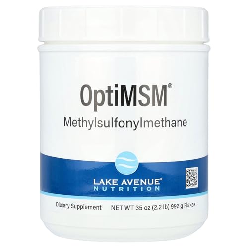 Lake Avenue Nutrition OptiMSM® Flakes, Joint & Connective Tissue Support, 992g