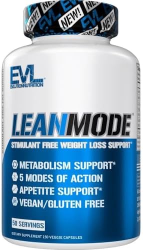 Evlution Nutrition Leanmode Stimulant Free Weight Loss Support 150 Veggie Capsules