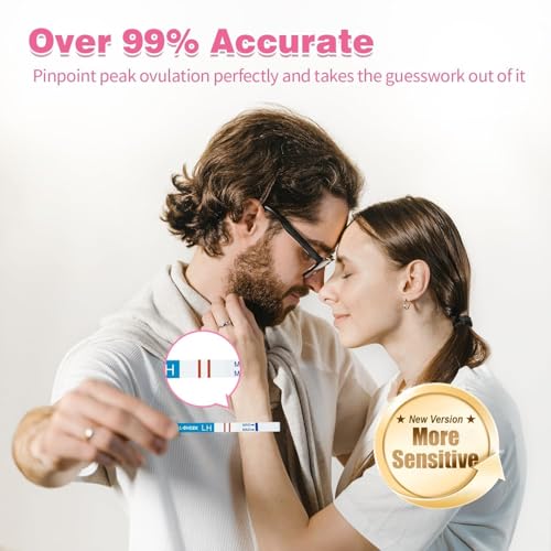 50-Count Ovulation Test Strips Fertility Predictor Kit with Urine Cups