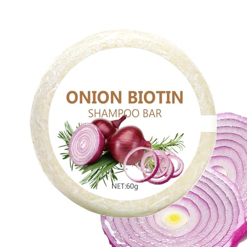 Onion Oil Shampoo Bar with Biotin & Rosemary Extract - Deep Cleansing Hair Growth Soap
