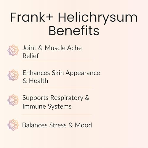 Vitality Extracts Frank+ Helichrysum Essential Oil Blend - 30ml Spray for Soft Skin & Soreness Relief